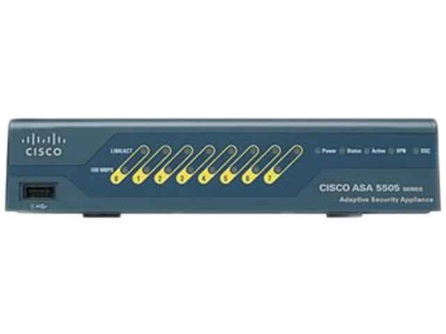 Unlimited Users Cisco ASA Firewall 5505 Series ASA5505-SEC-BUN-K9 With SW