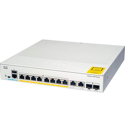 C1000-8P-2G-L Industrieller optischer Switch 8 x 10 100 1000 Ethernet PoE+ Ports