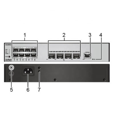 S5735-L8T4S-A1 Gigabit Ethernet Netzwerkkarte 8x 10 100 1000Base-T 4 Gigabit SFP