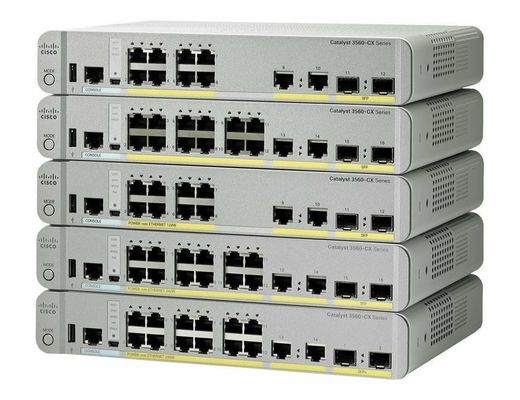 WS-C3560CX-12TC-S Ethernet-Switch für die Netzwerkverarbeitung 3560-CX 12-Port-PoE-Switch
